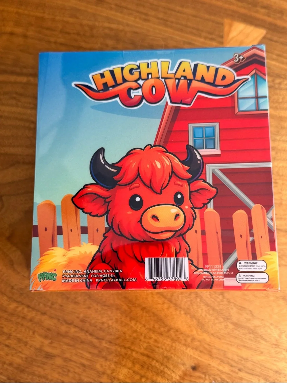 Viral PPNC Highland Cow Jumbo Squishy Sensory Fidget Toy NIB Trending